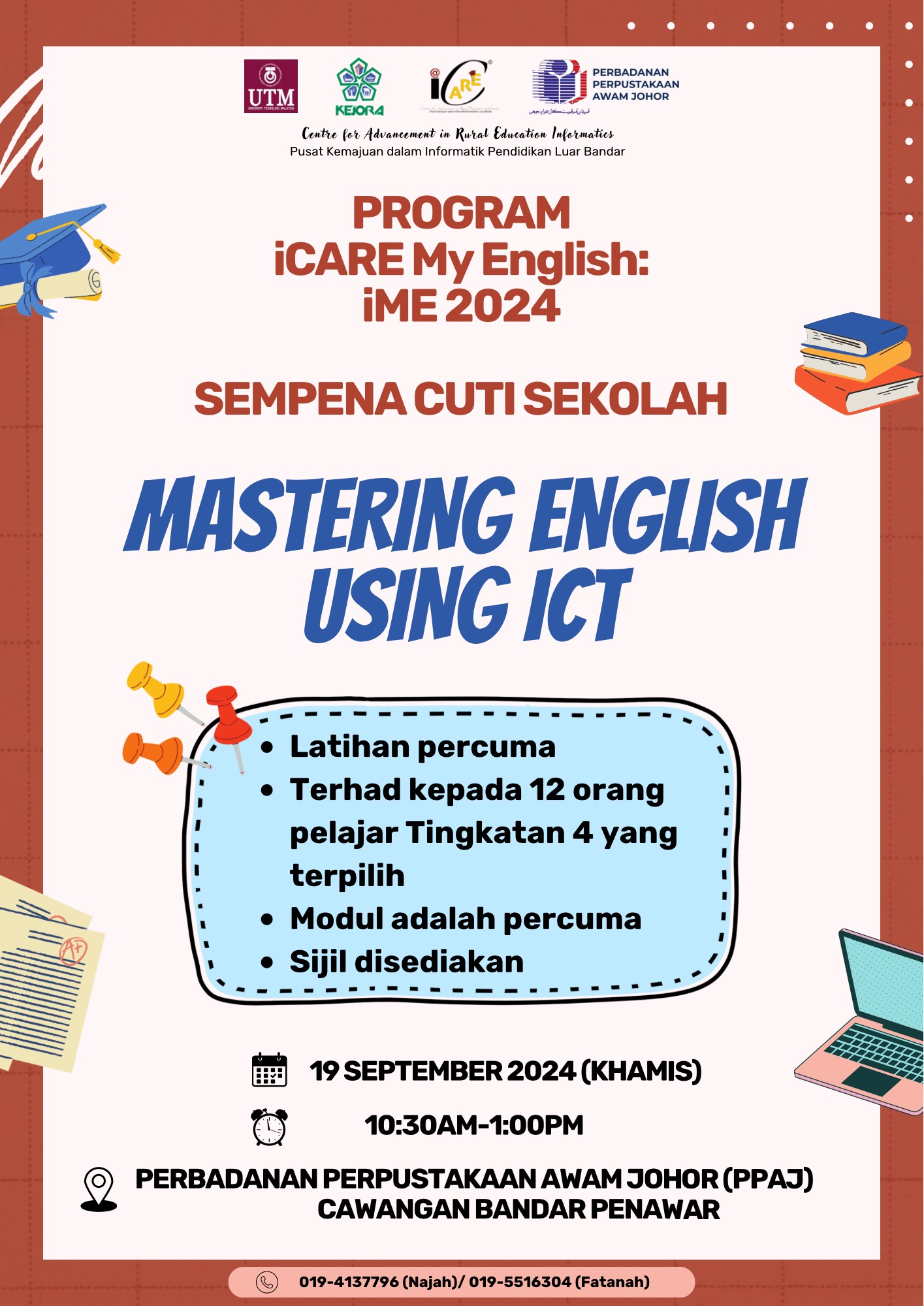 PROGRAM ICARE MY ENGLISH IME 2024